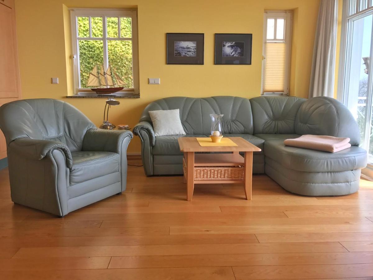 Meerblickvilla Prinz Heinrich - Ferienwohnung 4 ซาสนิทซ์ ภายนอก รูปภาพ